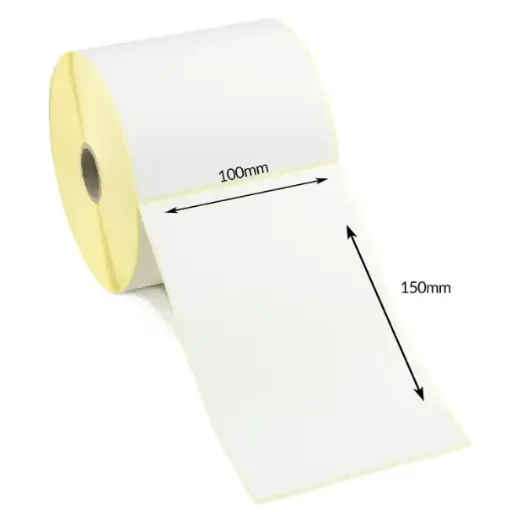 100mm x 150mm Direct Thermal Barcode Label